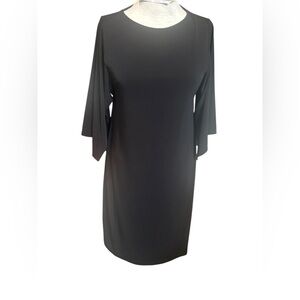 NWT Chico’s Black Sheath Flare Sleeve Short Dress-
Size 0P-Great Dress! $45 OBO